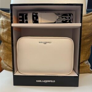 Karl Lagerfeld Cream Tablet Sleeve